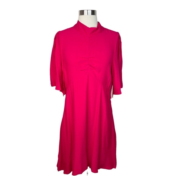 Free People Be My Baby Ruched Dress, size 10 - Picture 2 of 11